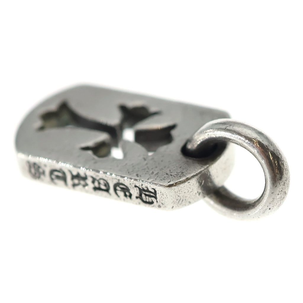 CHROME HEARTS(クロムハーツ) DT TNY CO CRS タイニーカットアウトクロスドッグタグ チャーム ペンダントトップ シルバー BCA252