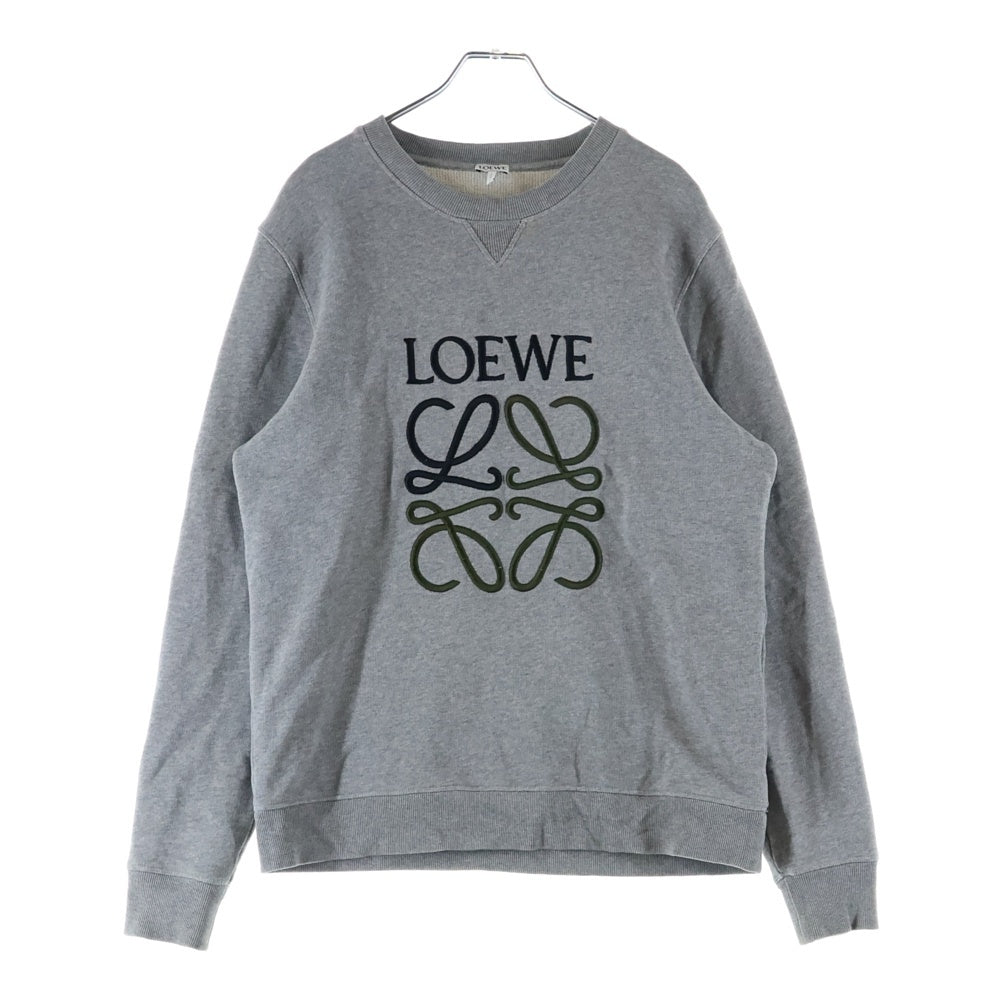 LOEWE(ロエベ) Anagram Embroidery Sweatshirt アナグラムエンブロイダリースウェットシャツ H526341XA1 グレー