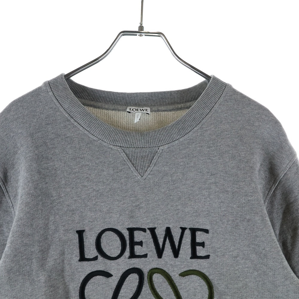 LOEWE(ロエベ) Anagram Embroidery Sweatshirt アナグラムエンブロイダリースウェットシャツ H526341XA1 グレー