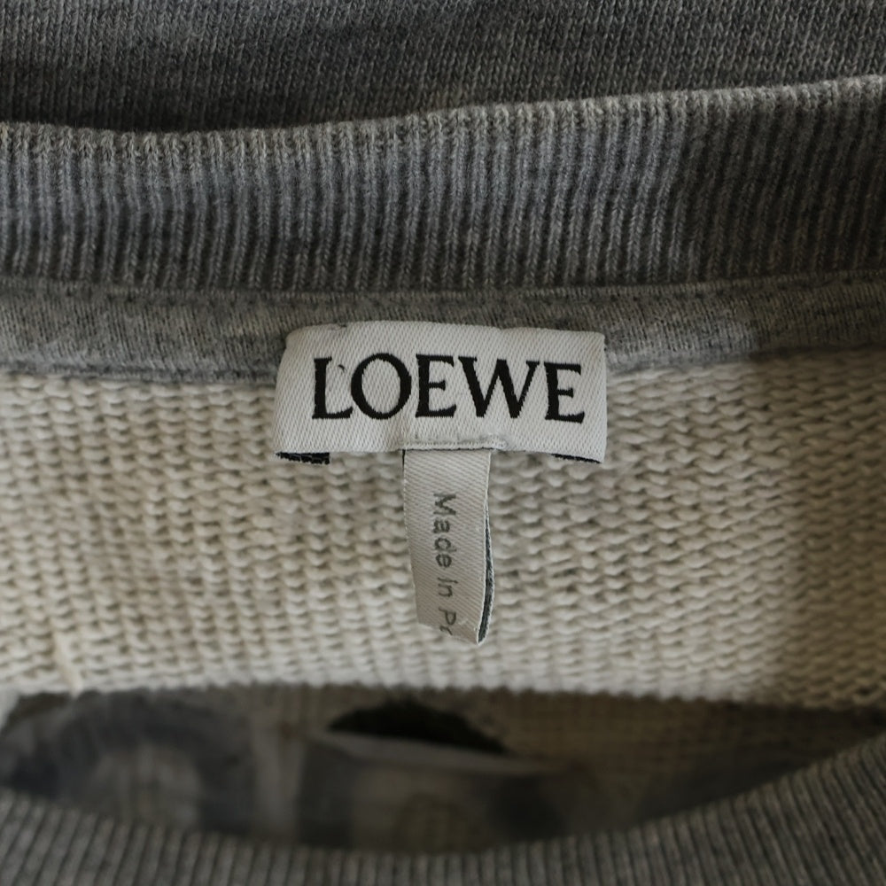 LOEWE(ロエベ) Anagram Embroidery Sweatshirt アナグラムエンブロイダリースウェットシャツ H526341XA1 グレー