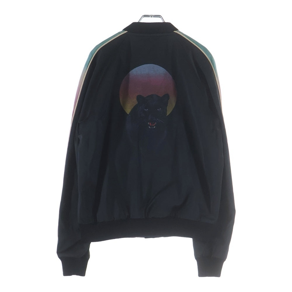 SAINT LAURENT PARIS(サンローランパリ) 18SS Panther Teddy Jacket パンサー テディジャケット 袖グラデーション 515184 Y637S ブラック