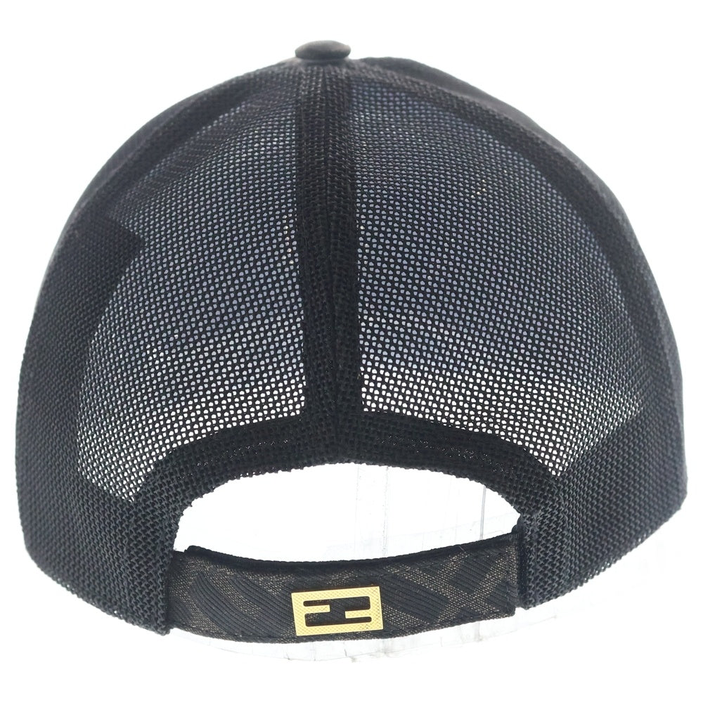 FENDI(フェンディ) ズッカ柄 メッシュキャップ ブラウン/ブラック FXQ702