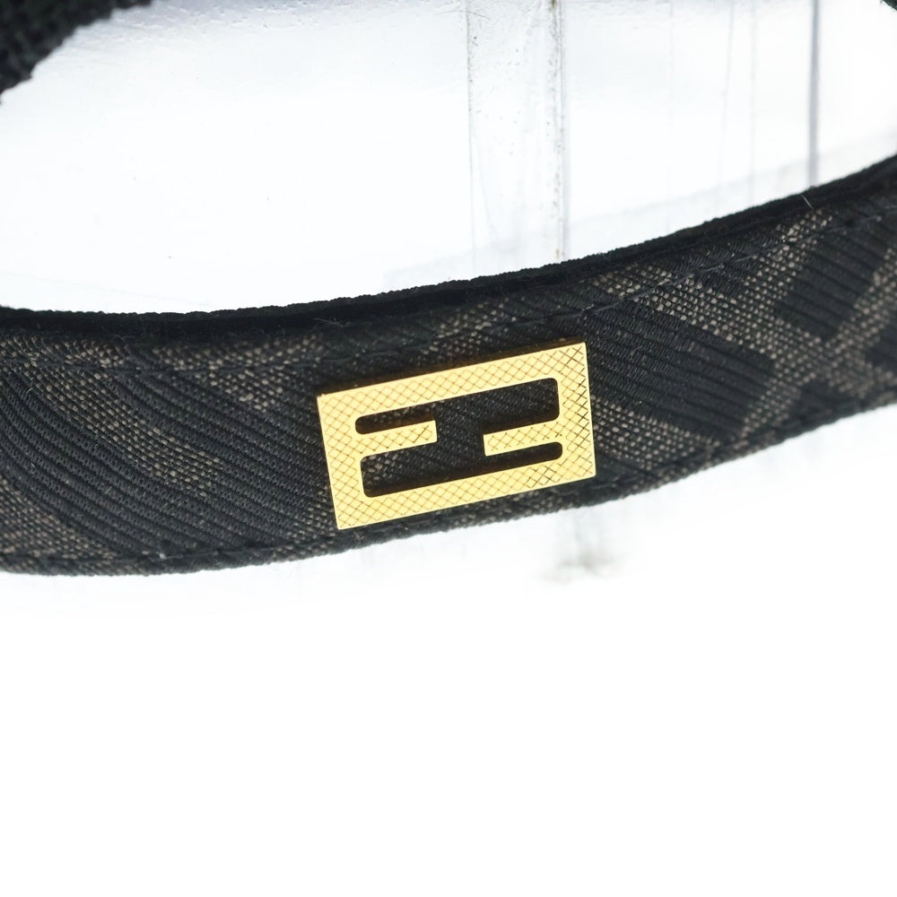 FENDI(フェンディ) ズッカ柄 メッシュキャップ ブラウン/ブラック FXQ702