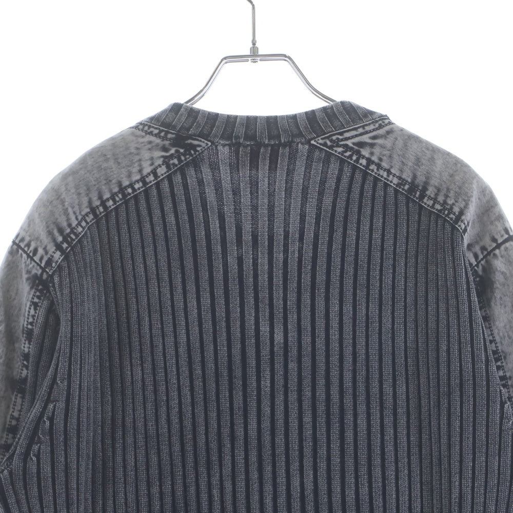 DIESEL(ディーゼル) 25SS K-MATTY ケーマッティ ジップアップ 長袖セーター A17464 0QMAN グレー