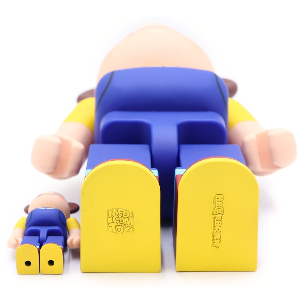 MEDICOM TOY(メディコムトイ) BE@RBRICK MILKY THE CON VENI BLACK PEKO ベアブリック ペコちゃん 100%&400%