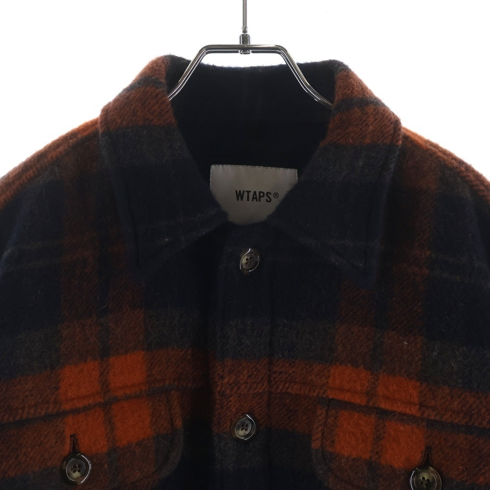 WTAPS(ダブルタップス) 24AW WCPO 02 / JACKET / WOPL. MOSSER. TEXTILE/WCPO 02 CPOシャツジャケット 242WVDT-JKM04 ブラウン