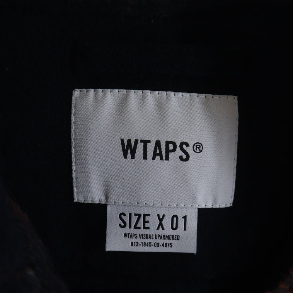 WTAPS(ダブルタップス) 24AW WCPO 02 / JACKET / WOPL. MOSSER. TEXTILE/WCPO 02 CPOシャツジャケット 242WVDT-JKM04 ブラウン