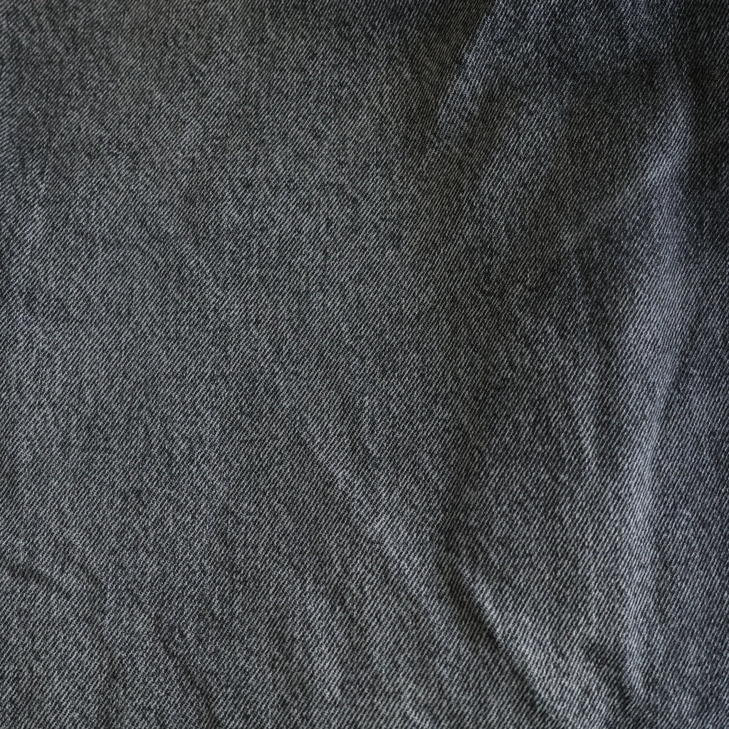 Acne Studios(アクネ ストゥディオズ) 1989 loose fit jeans ash Blcak B00322 ワイドデニム ブラック