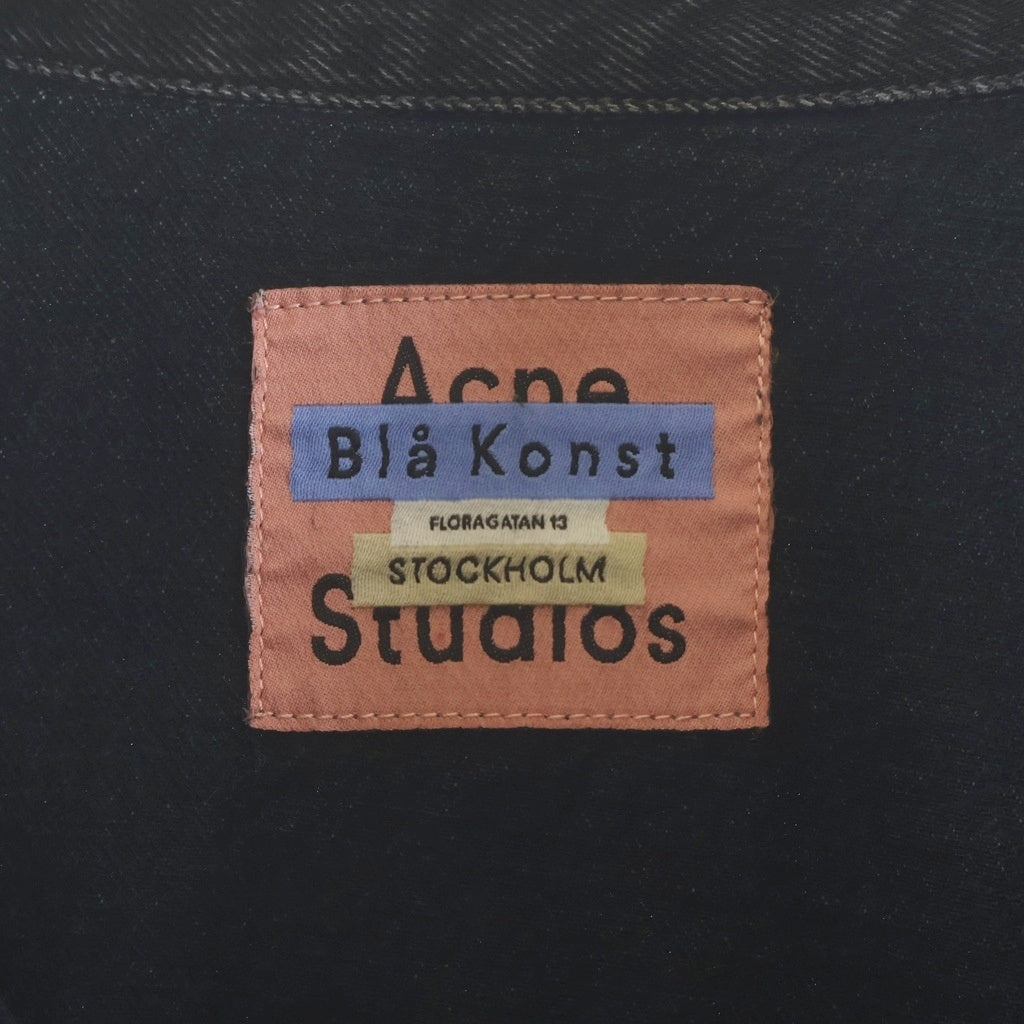 Acne Studios(アクネ ストゥディオズ) Trucker Jacker BK-UX-OUTW000021 デニムジャケット ブラック