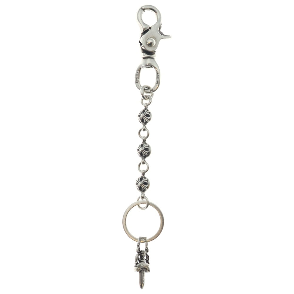 CHROME HEARTS(クロムハーツ) CLIP No2 BALL 3B クロスボール クリップ キーチェーン シルバー