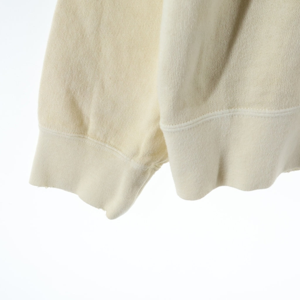 VISVIM(ヴィスヴィム) 20SS AMPLUS HOODIE P.O. ダメージ加工 フーディプルオーバーパーカー アイボリー 0120105010017