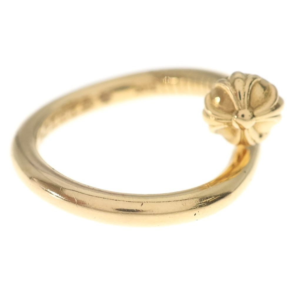 CHROME HEARTS(クロムハーツ) 22K NAIL CRSBALL ネイルクロスボール ゴールドリング ゴールド