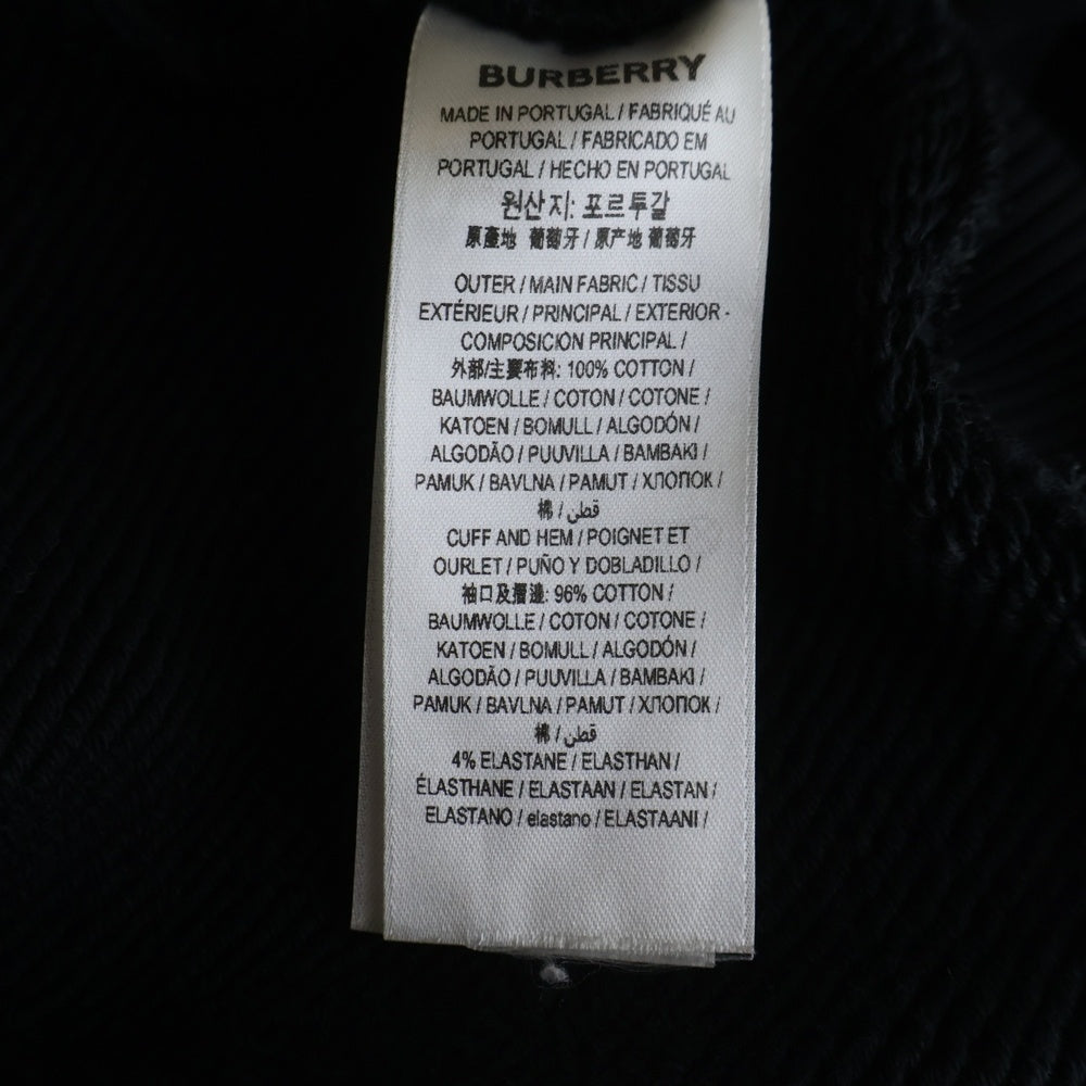 BURBERRY(バーバリー) 23AW DRAKE エンブロイダリー プルオーバーパーカー 8072776 ブラック