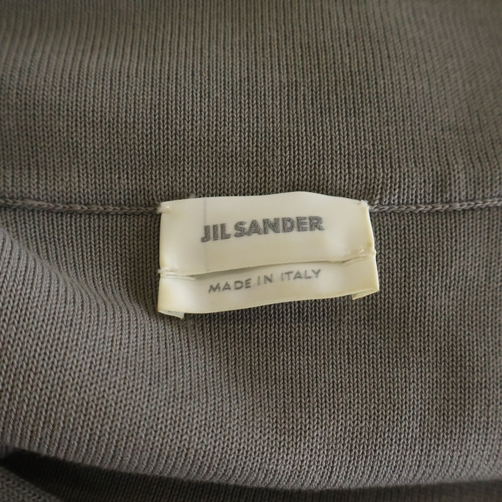 JIL SANDER(ジルサンダー) ショールカラー コットン 751065 MY250208 カーディガン グレー