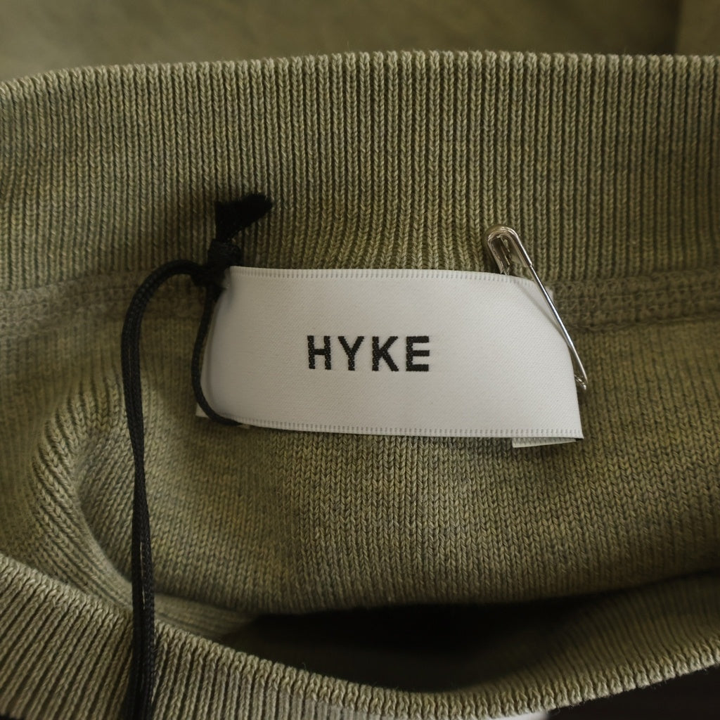 HYKE(ハイク) 20SS クロップド ハイゲージ 11260-0999 ベスト カーキ レディース