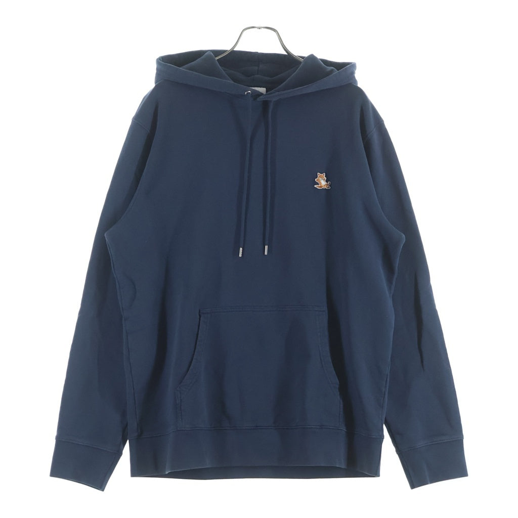MAISON KITSUNE(メゾンキツネ) 24AW CHILLAX FOX チラックス フォックス レギュラースウェット プルオーバー フーディ LM00706KM0001 ネイビー
