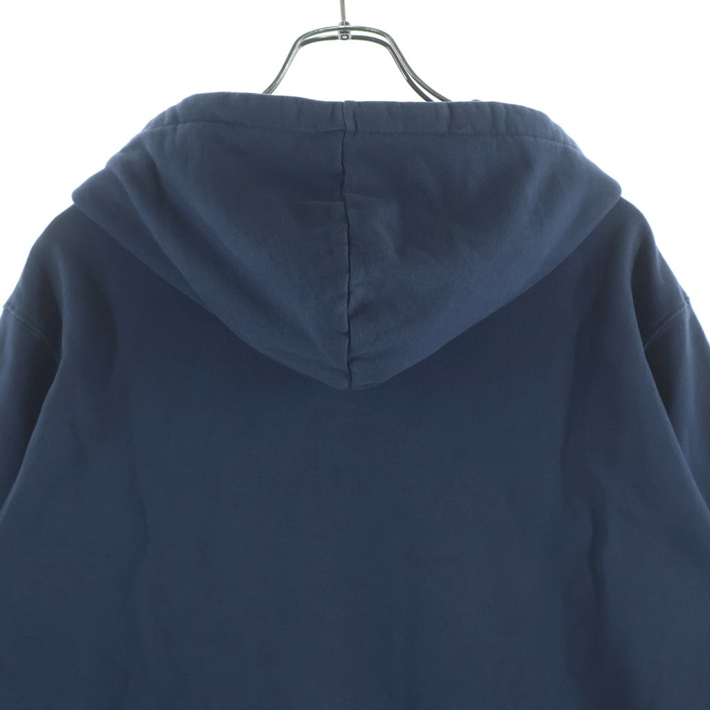 MAISON KITSUNE(メゾンキツネ) 24AW CHILLAX FOX チラックス フォックス レギュラースウェット プルオーバー フーディ LM00706KM0001 ネイビー