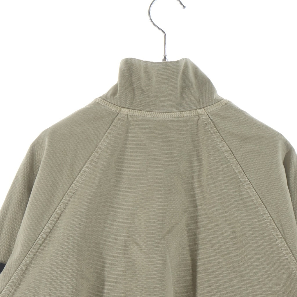 STONE ISLAND(ストーンアイランド) 25AW ZIP UP CARDIGAN ジップアップカーディガン ブルゾンジャケット 袖ロゴワッペン ベージュ K2S156100056S0184