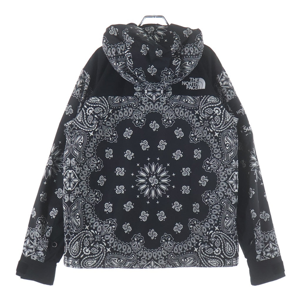 SUPREME(シュプリーム) ×The North Face 14AW Bandana Mountain Jacket Parka バンダナ マウンテンパーカー NP514001 CHM9 ブラック