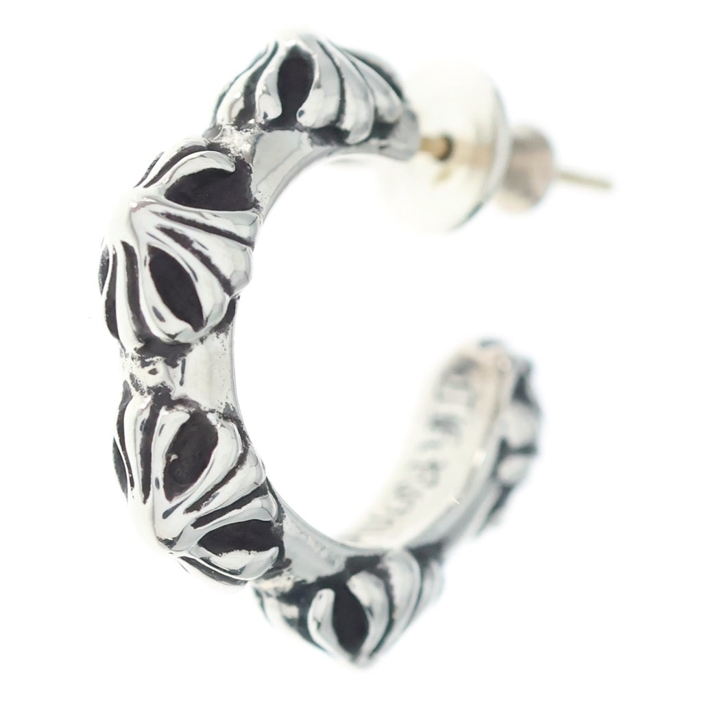 CHROME HEARTS(クロムハーツ) HOOP CROSS クロスバンド フープピアス シルバー BCA100