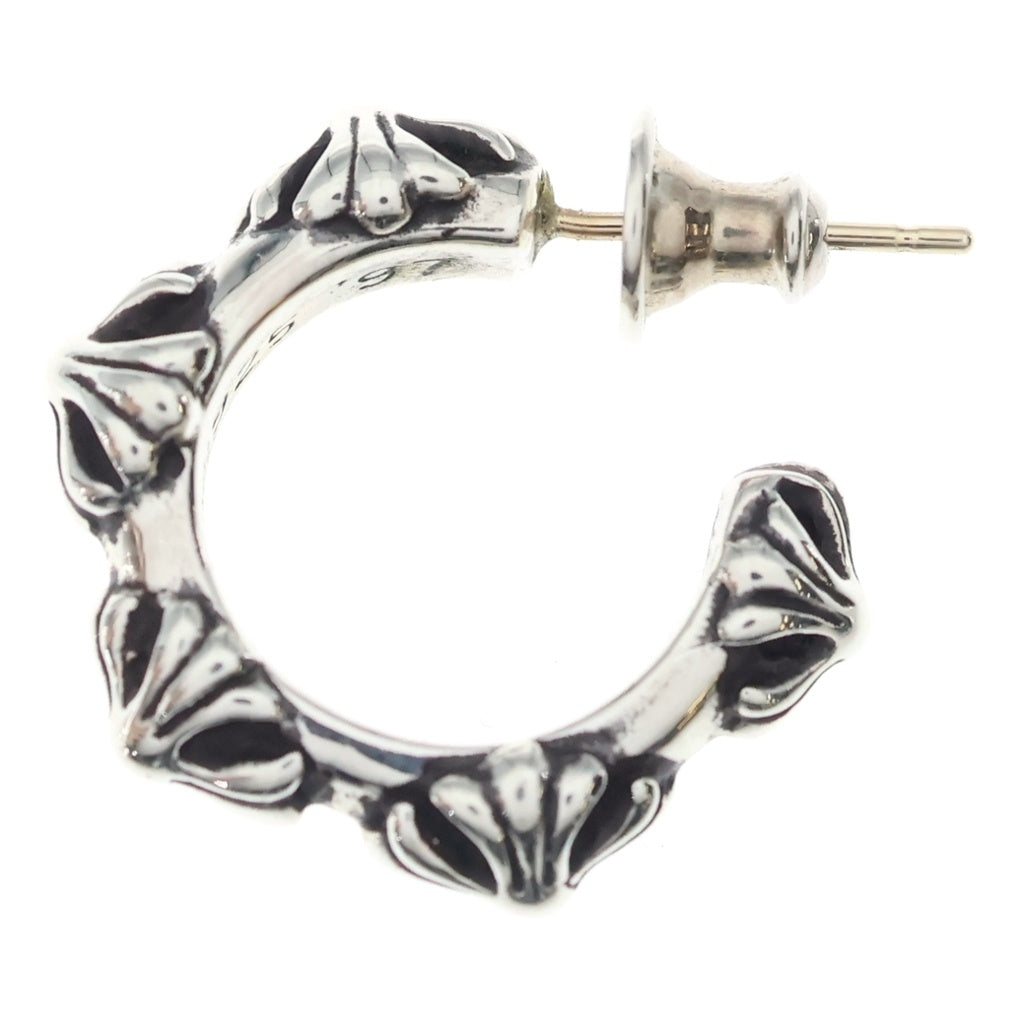CHROME HEARTS(クロムハーツ) HOOP CROSS クロスバンド フープピアス シルバー BCA100