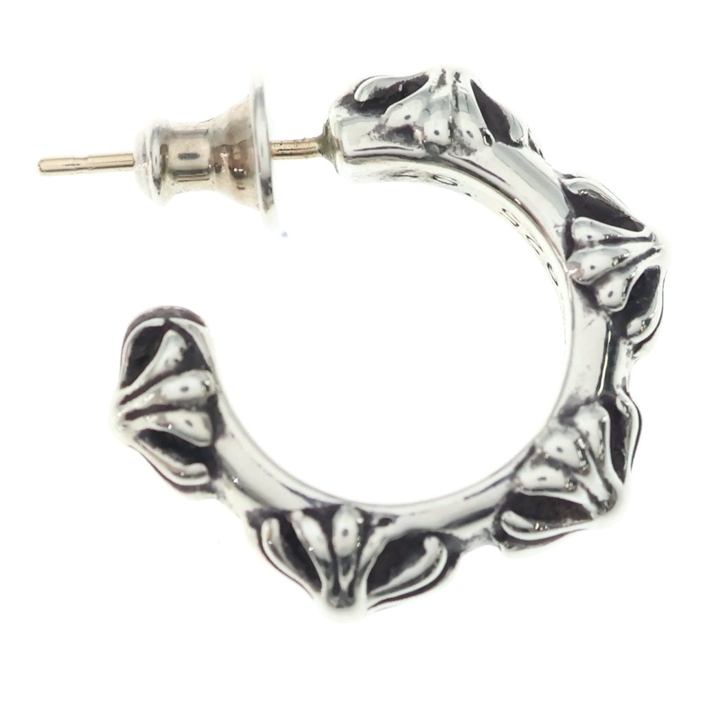 CHROME HEARTS(クロムハーツ) HOOP CROSS クロスバンド フープピアス シルバー BCA100