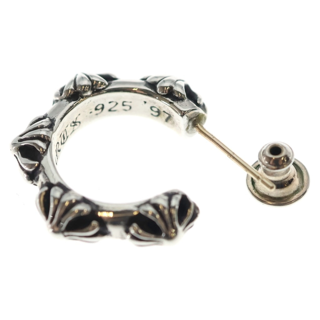 CHROME HEARTS(クロムハーツ) HOOP CROSS クロスバンド フープピアス シルバー BCA100