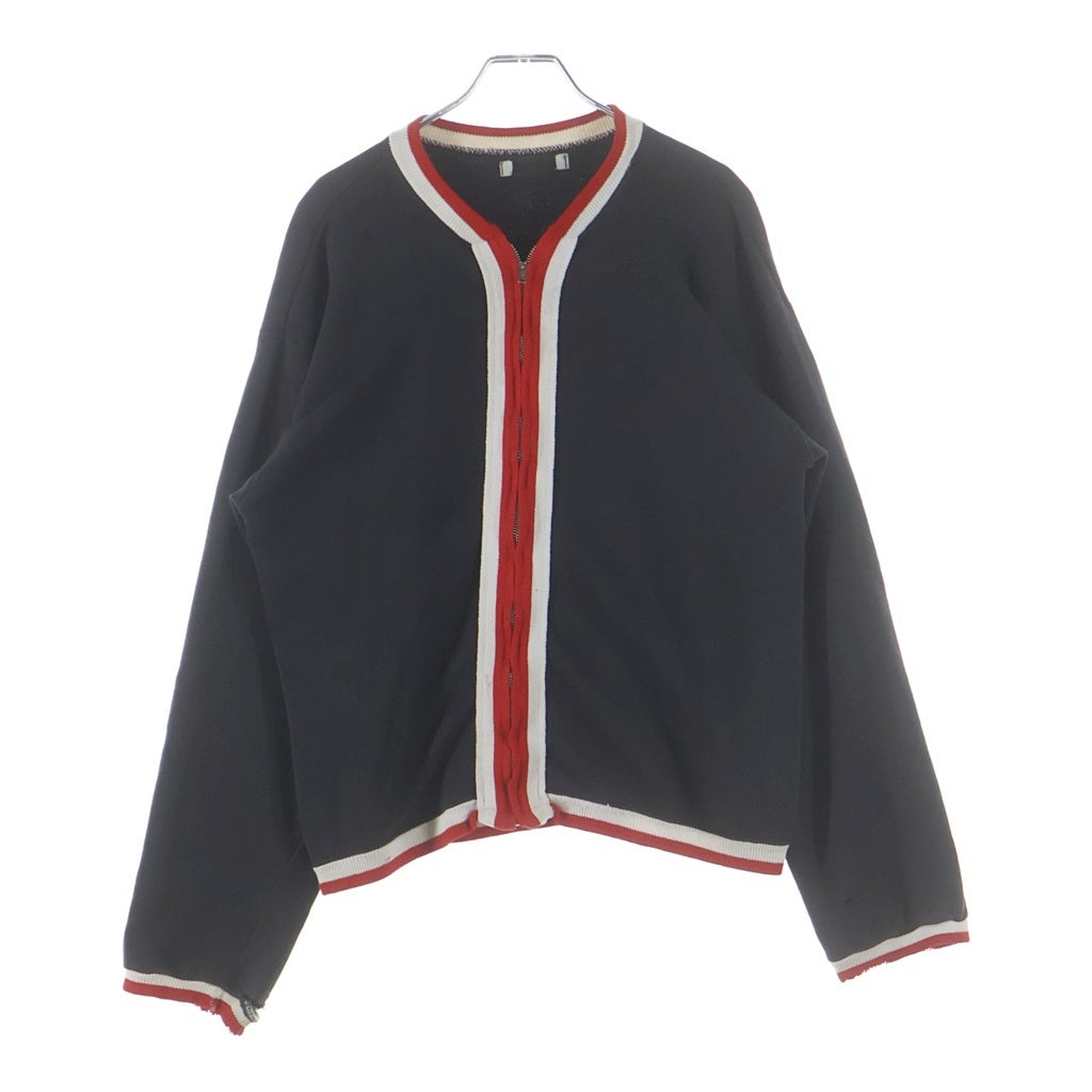 VINTAGE(ヴィンテージ) 60s 片爪IDEAL リブライン スウェット ジップアップジャケット ブラック