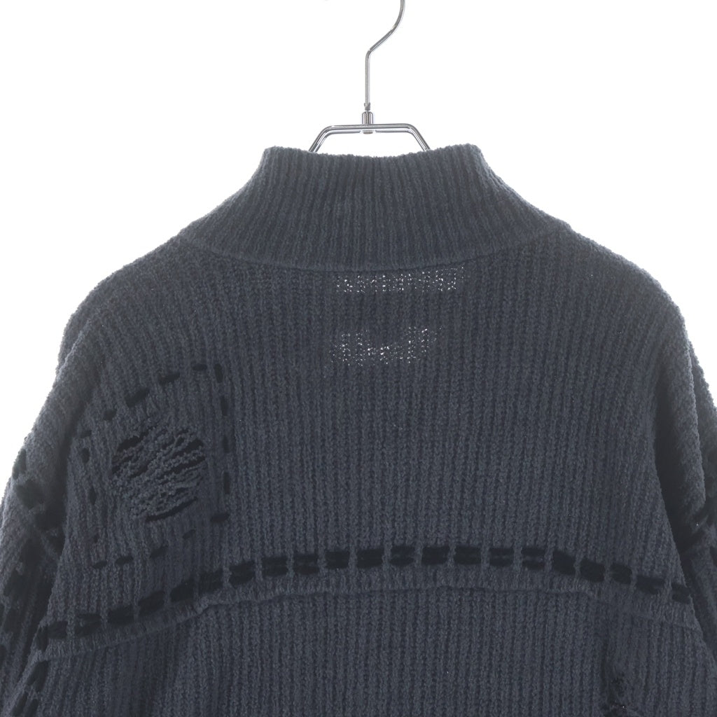 NEIGHBORHOOD(ネイバーフッド) 24AW PG1 SAVAGE KNIT PD-242-NH-KN-011 ニットシャツ グレー