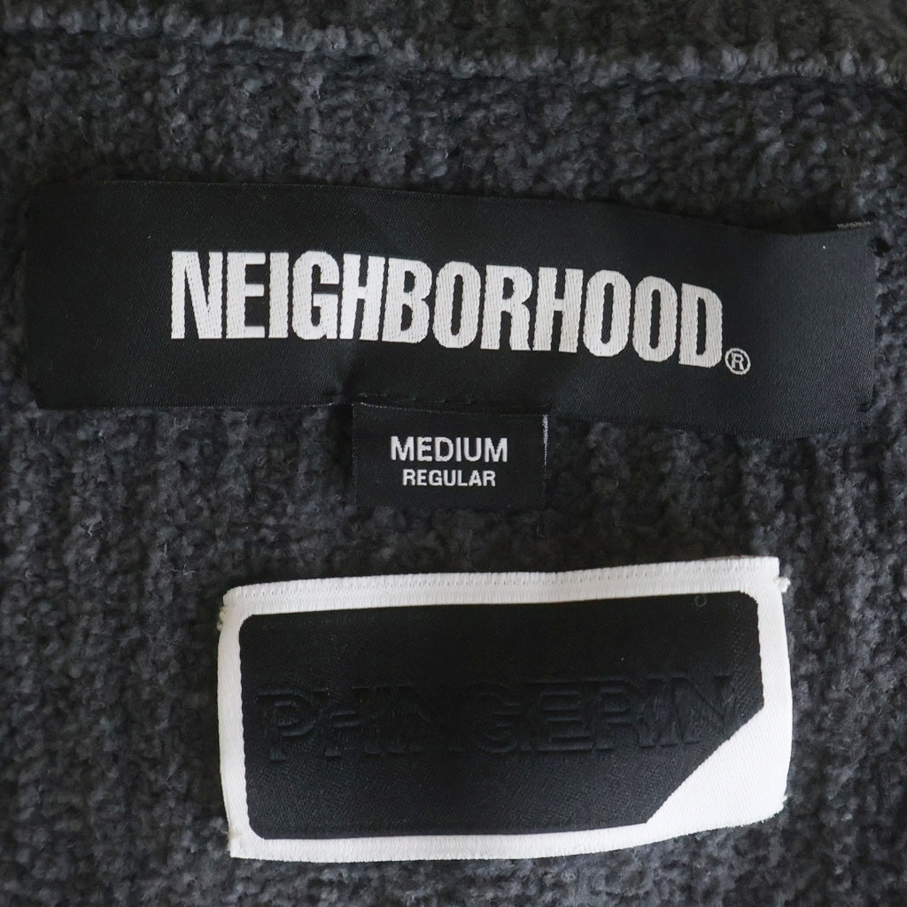 NEIGHBORHOOD(ネイバーフッド) 24AW PG1 SAVAGE KNIT PD-242-NH-KN-011 ニットシャツ グレー
