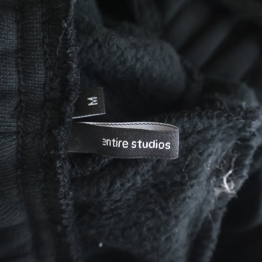 entire studios(エンタイア スタジオ) FULL SWEATPANT フルスウェットパンツ ES2489 スウェットパンツ ブラック