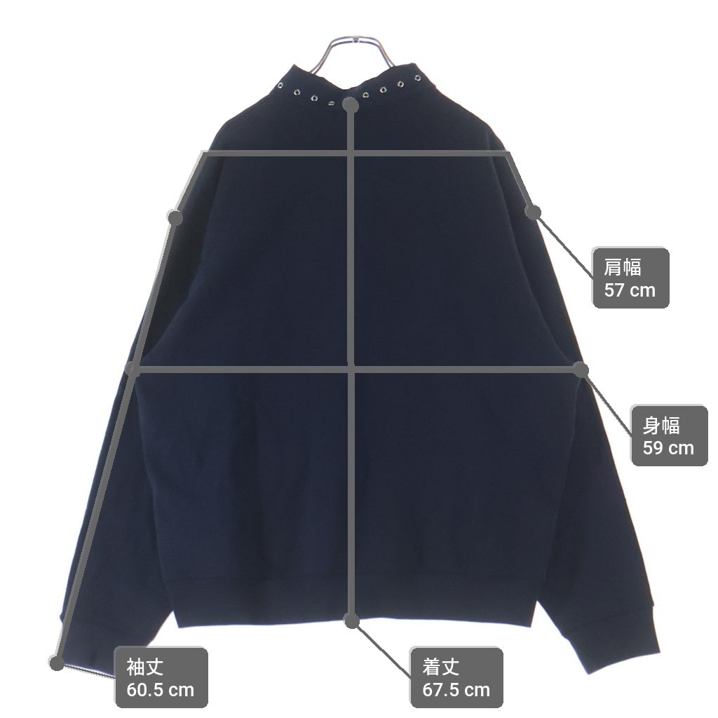 Dime(ダイム) Wave Rugby Sweater ウェイブラグビーセーター ラガーシャツ ネイビー
