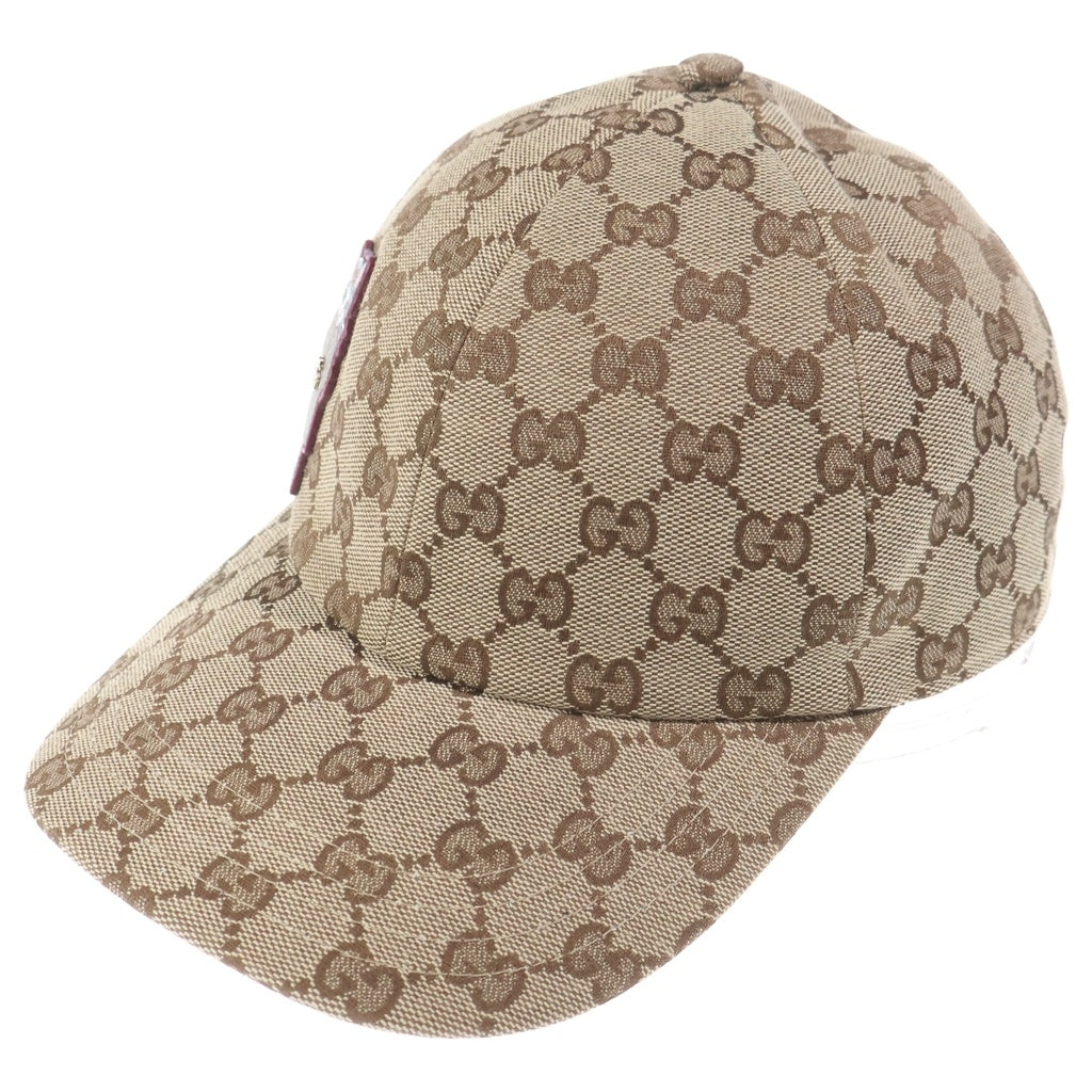 GUCCI(グッチ) ×HIGUCHI YUKO ヒグチユウコ GGキャンバス キャップ ベージュ