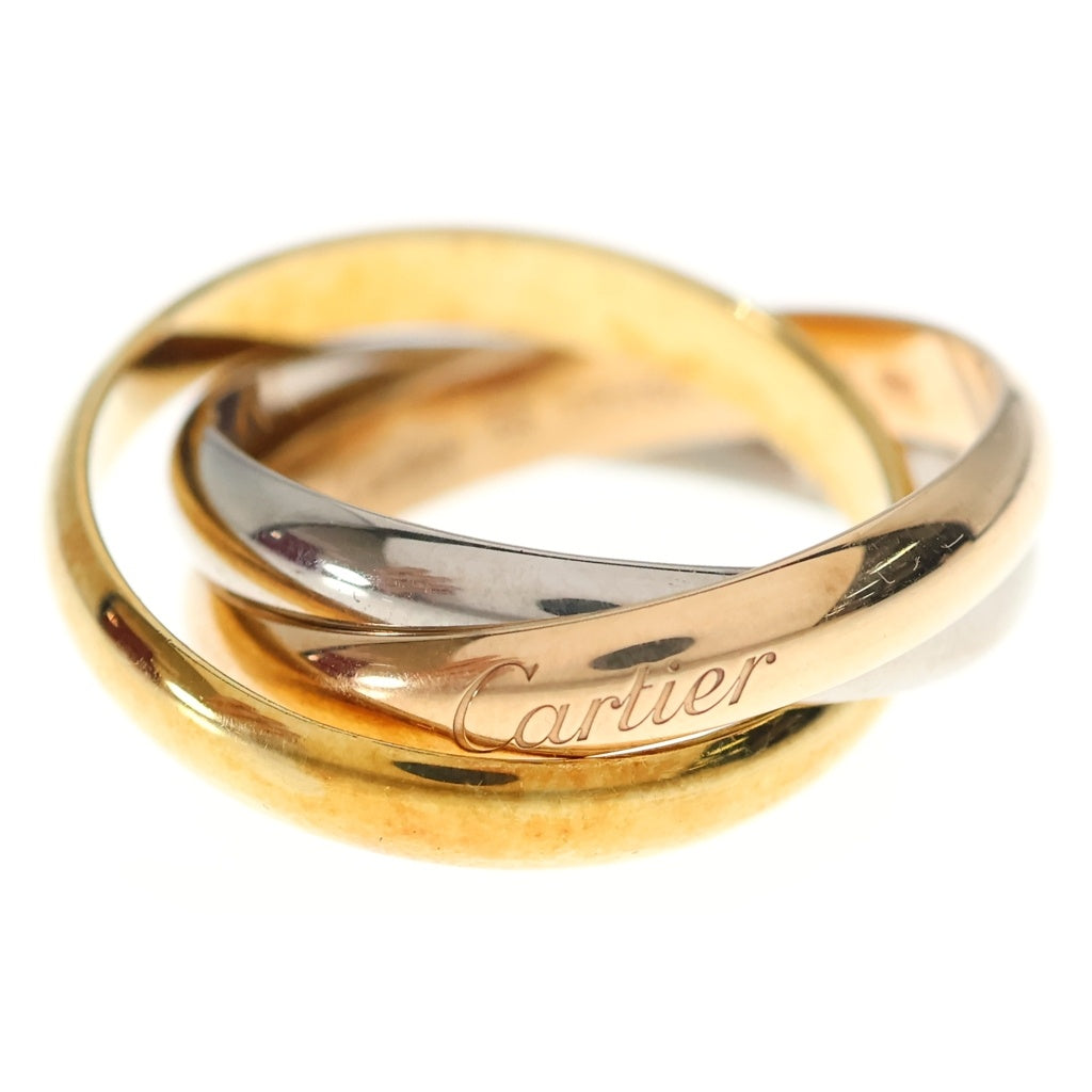 Cartier(カルティエ) K18YG/WG/PG Ring トリニティリング 58 ゴールド/シルバー レディース
