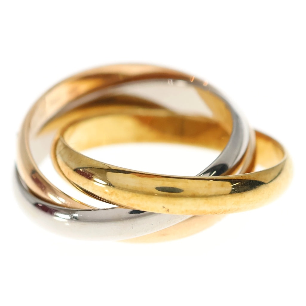 Cartier(カルティエ) K18YG/WG/PG Ring トリニティリング 58 ゴールド/ホワイトゴールド