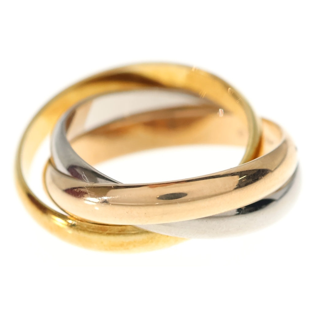 Cartier(カルティエ) K18YG/WG/PG Ring トリニティリング 58 ゴールド/ホワイトゴールド