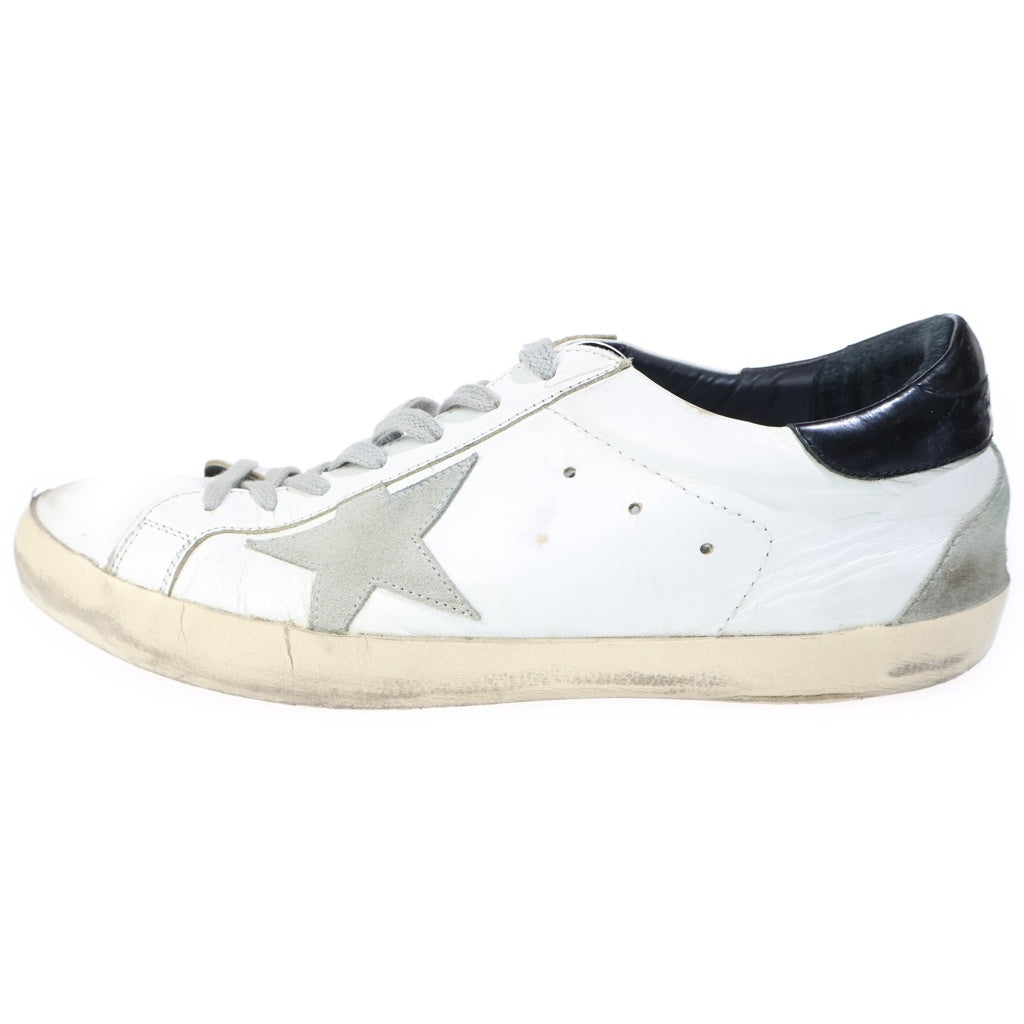 GOLDEN GOOSE DELUXE BRAND(ゴールデングースデラックスブランド) スーパースター ロートップスニーカー ダメージ加工 ローカットシューズ ホワイト