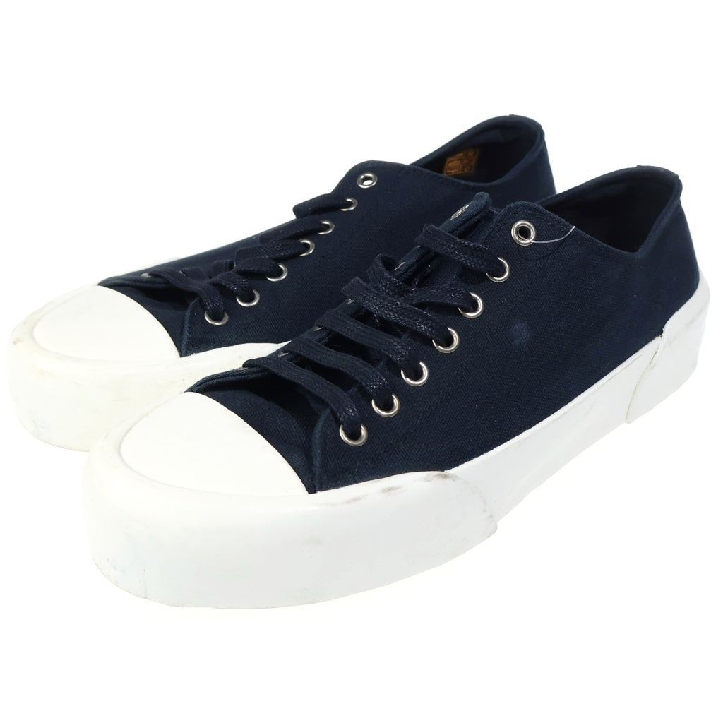 JIL SANDER(ジルサンダー) LOE TOP CANVAS SNEAKER ロートップキャンバス ローカットスニーカー ブラック/ホワイト