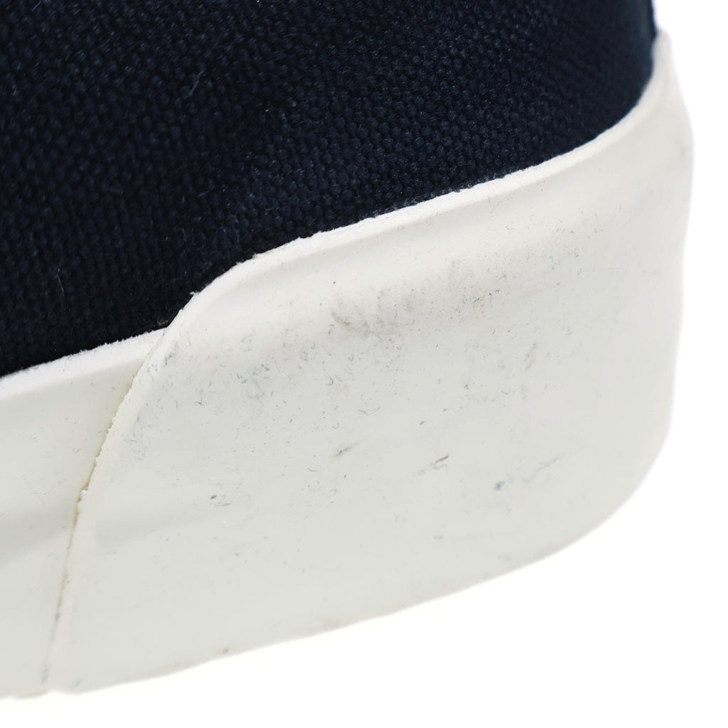 JIL SANDER(ジルサンダー) LOE TOP CANVAS SNEAKER ロートップキャンバス ローカットスニーカー ブラック/ホワイト