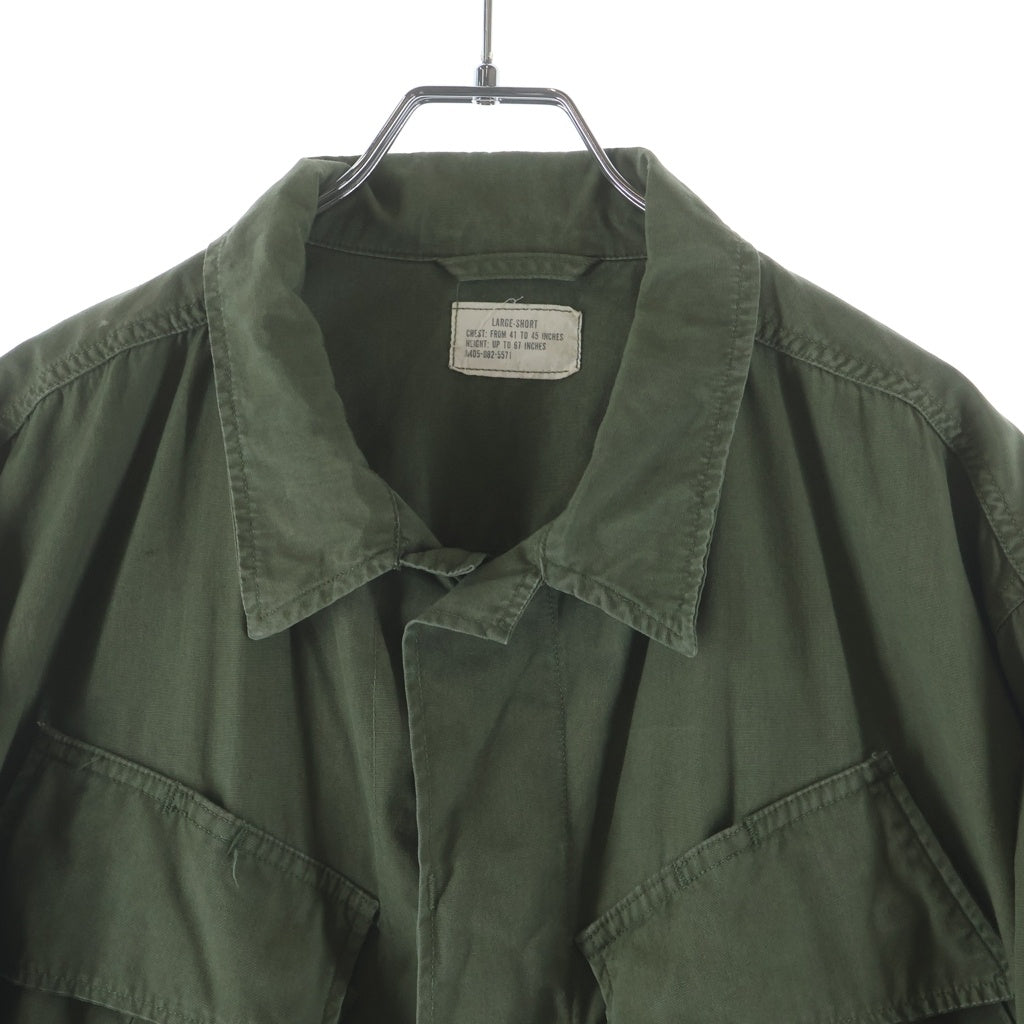 MILITARY(ミリタリー) 60s FATIGUE ファティーグ 3th L-S ノンリップ DSA-100-4263 ミリタリージャケット カーキ