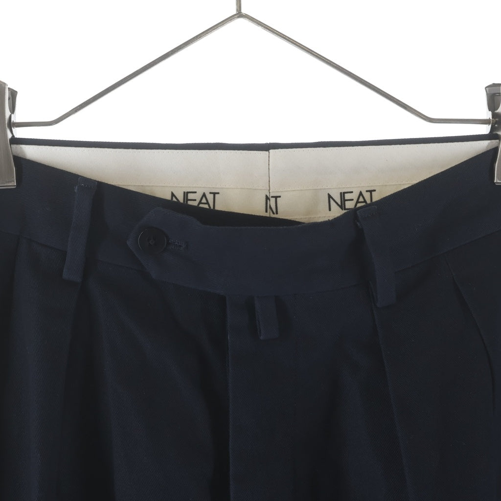 NEAT(ニート) 25SS Cotton Twill Wide コットンツイルワイド スラックス 25-02CTW ブラック