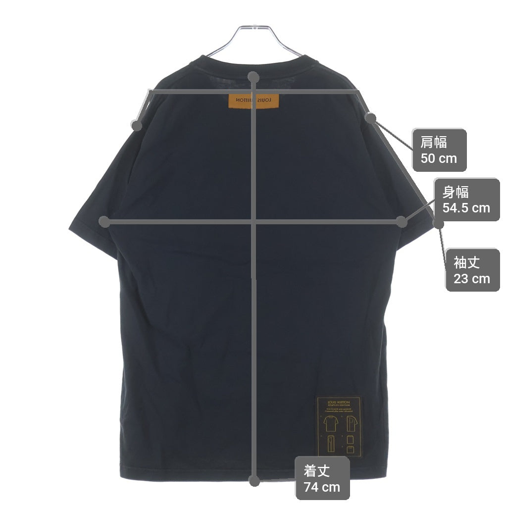 LOUIS VUITTON(ルイヴィトン) Inside out Tee インサイドアウト RM202Q JYN HIY47W クルーネックTシャツ ブラック