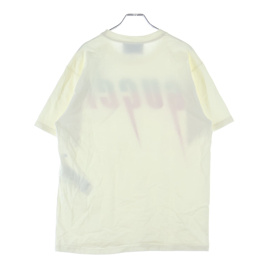 GUCCI(グッチ) ロゴブレードプリント 565806 クルーネックTシャツ ホワイト