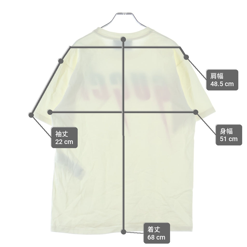 GUCCI(グッチ) ロゴブレードプリント 565806 クルーネックTシャツ ホワイト