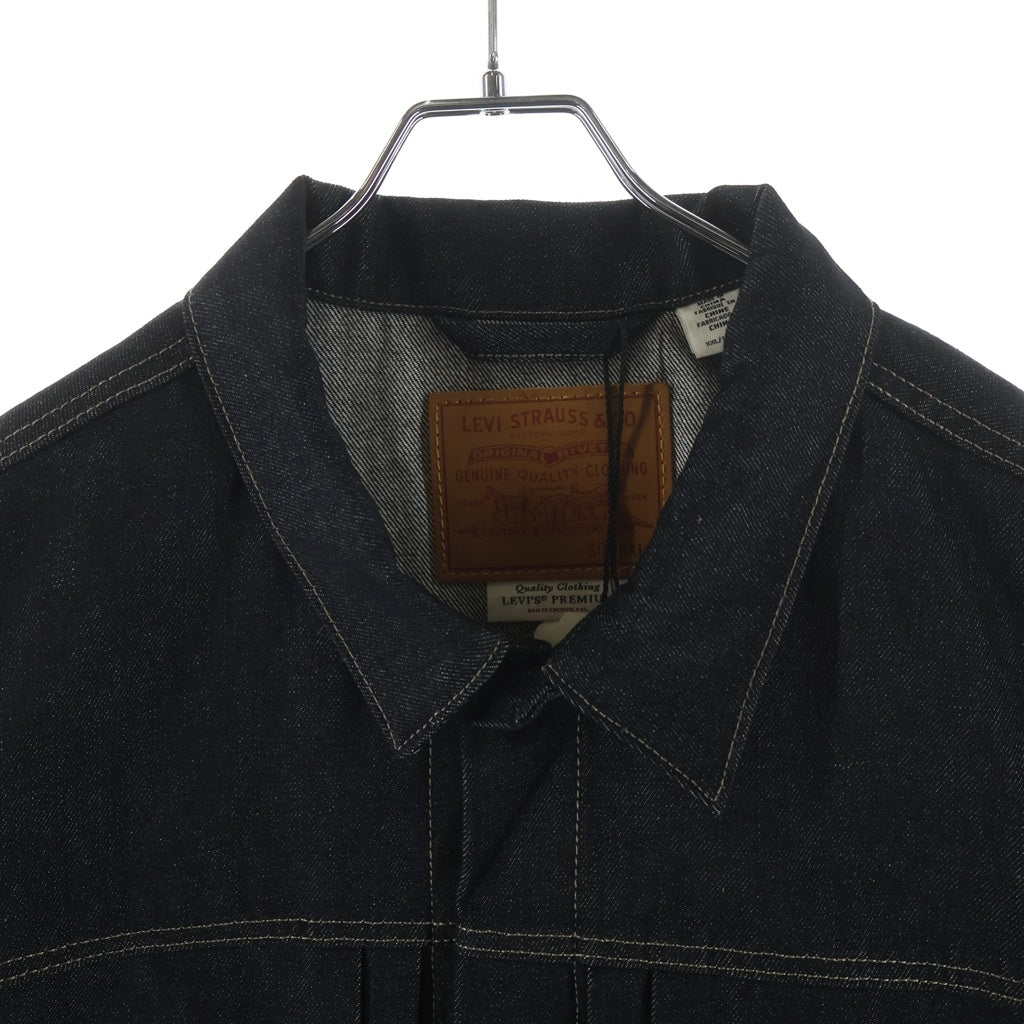 Levi's(リーバイス) PREMIUM BLACK TYPE I TRUCKER JACKET 月桂樹 4つボタン シンチ Tバック Gジャン ブラック
