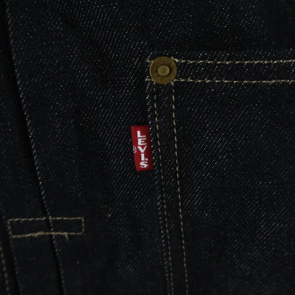 Levi's(リーバイス) PREMIUM BLACK TYPE I TRUCKER JACKET 月桂樹 4つボタン シンチ Tバック Gジャン ブラック