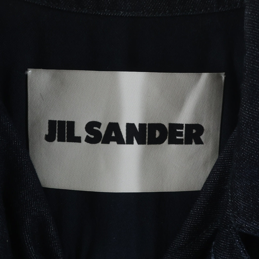 JIL SANDER(ジルサンダー) 26SS BLOUSON 132 GW リラックスフィット ボクシーシェイプ J22SW0089 デニムカバーオール ネイビー