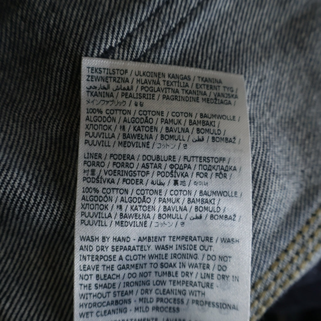 JIL SANDER(ジルサンダー) 26SS BLOUSON 132 GW リラックスフィット ボクシーシェイプ J22SW0089 デニムカバーオール ネイビー