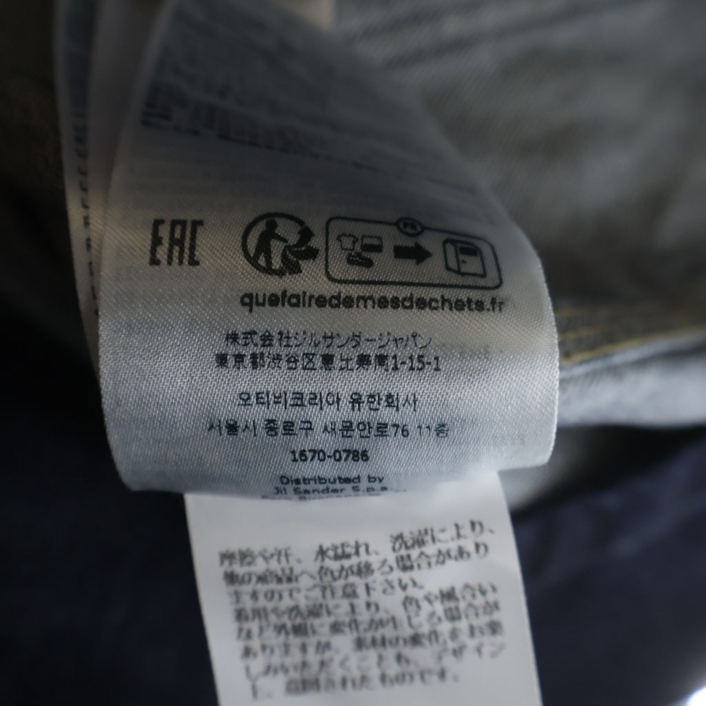 JIL SANDER(ジルサンダー) 26SS BLOUSON 132 GW リラックスフィット ボクシーシェイプ J22SW0089 デニムカバーオール ネイビー