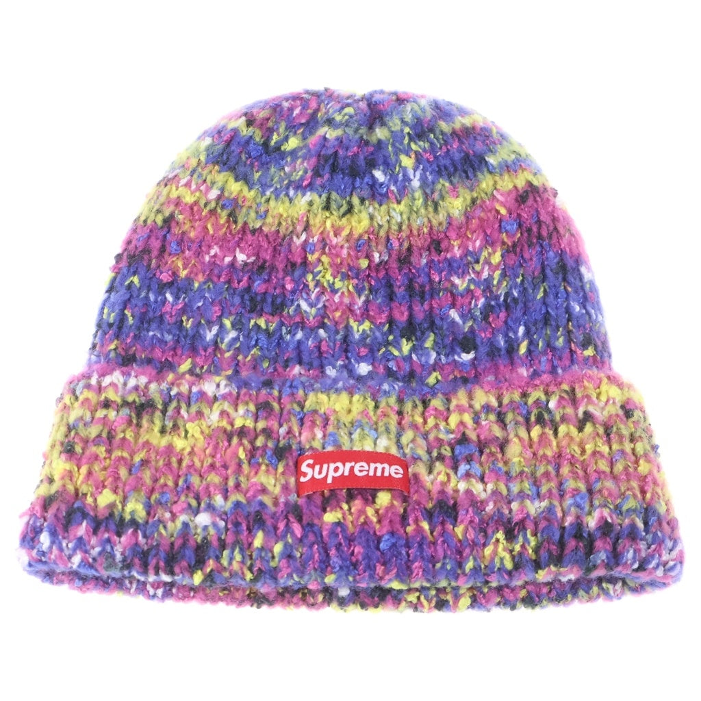 SUPREME(シュプリーム) 22AW Space Dye Stripe Beanie スペースダイ ストライプ ビーニー マルチカラー
